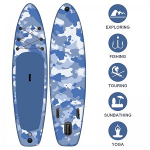 Mavi Kamuflaj Desenli SUP